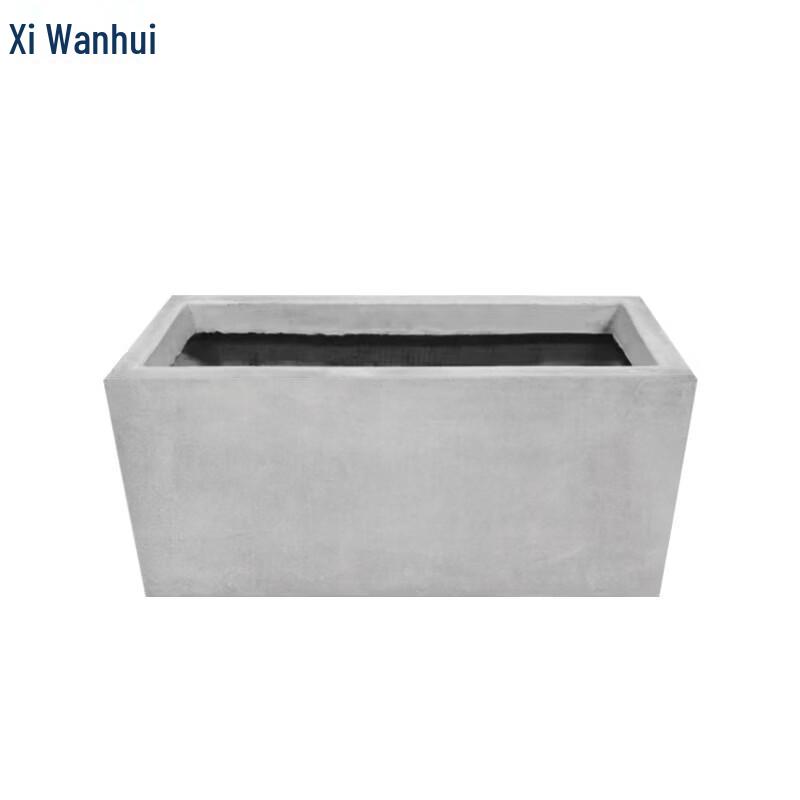 Cement Gray Magnesia Planter Box