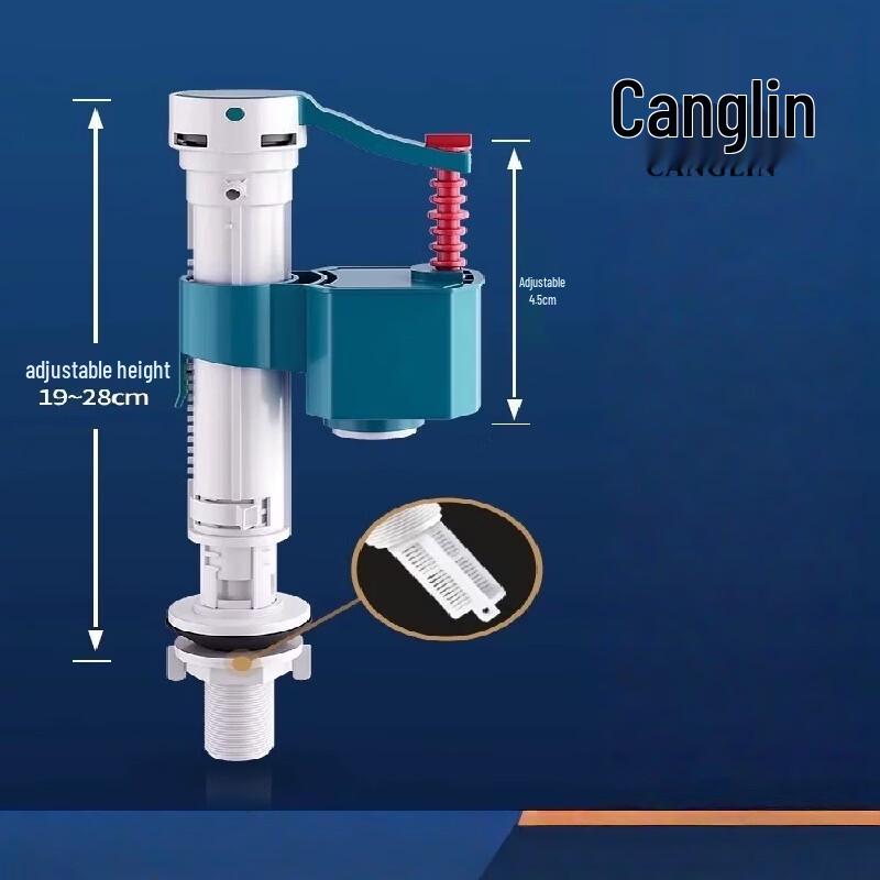 Canglin Toilet Tank Fill and Flush Valve Kit