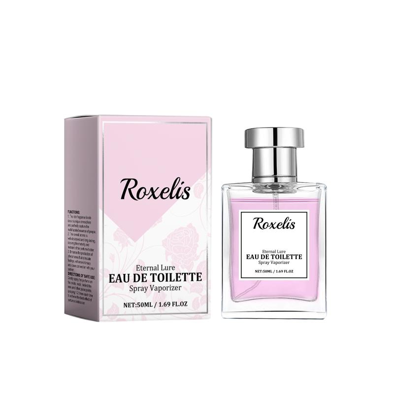 Roxelis 50Ml Rose Pheromone Perfume Light Floral Fragrance Dating  Seductive Elegant Lady Romantic Glamour Perfume