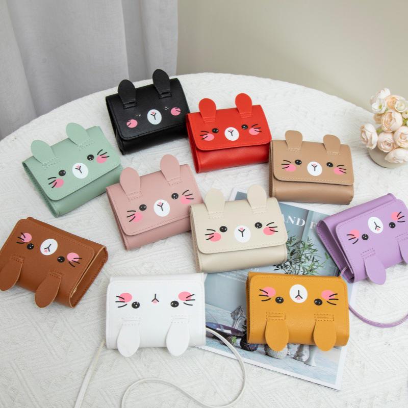 Women's Mini Crossbody Shoulder Bag - Cute Print Small Square Design