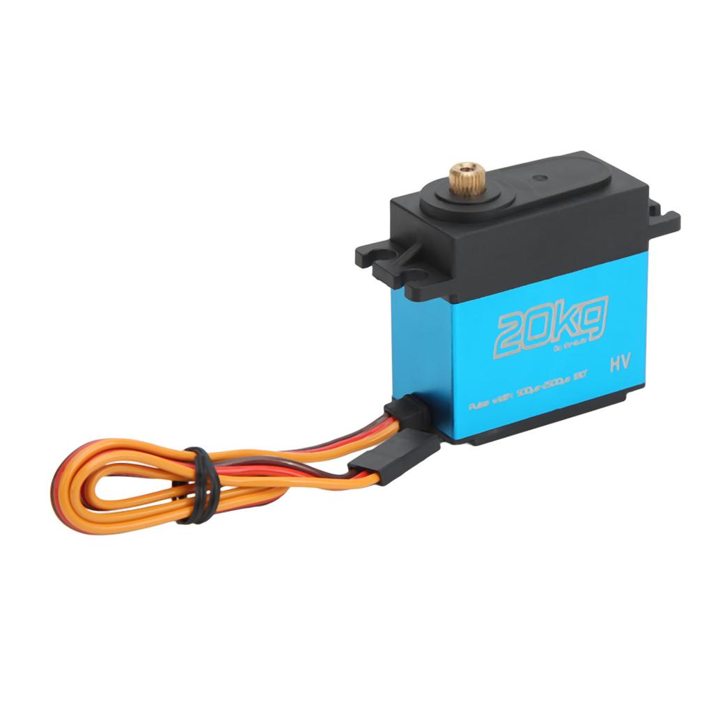 20KG Waterproof RC Metal Gear Digital Servo 25T Metal Servo Arm for RC Car Plane