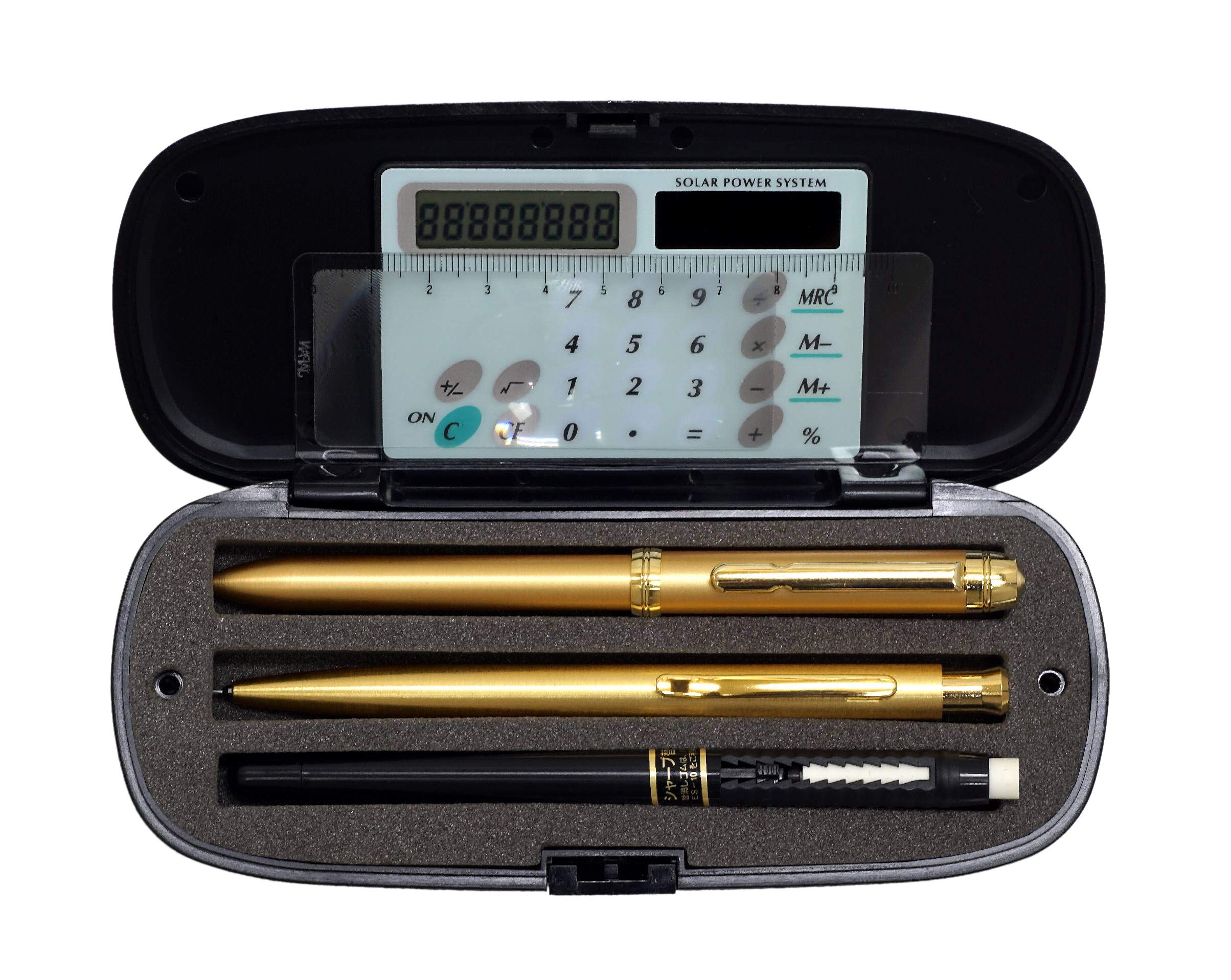 

Compact Penstock II 2C Custom Pen Set in a Presentation Includes a plastic a card a an mechanical pencil a ballpoint a mechanical a and a black чёрный