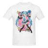 Hatsune Miku Black Metal Gothic Style Anime Graphic Oversized Streetwear Pop Rock Concert Fan Merch T-Shirt
