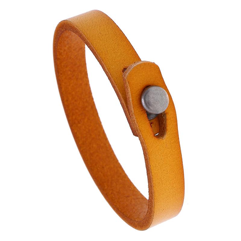 Retro Ethnischer Stil Handgefertigt Echtes Leder Armband Rindsleder Armband Herren Internetberühmt Personalisiert Vielseitig Luxus Schmuck
