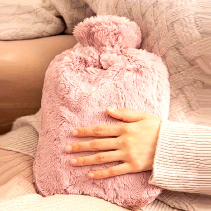 1 ks 33,81oz/ 67,63oz Plyšový termoforek s velkým objemem: PVC materiál, Hřející polštářek ideální do postele