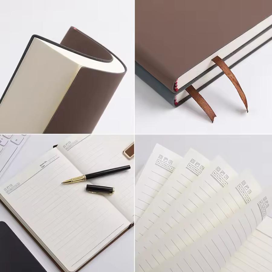 A5 Soft Leather Notebook With 120 /360 Pages, Waterproof Cover And Comfortable Touch