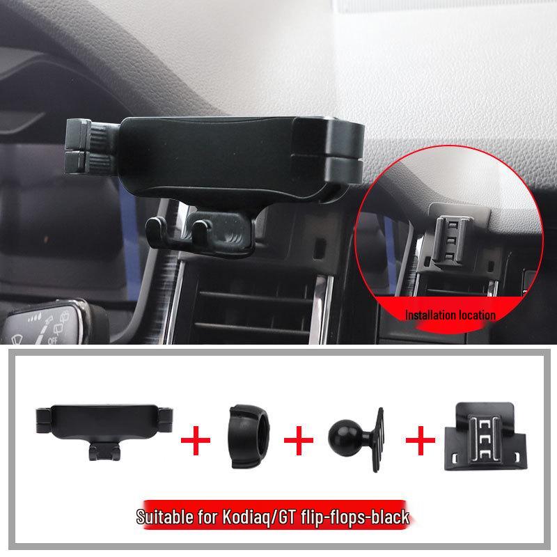 Wireless Charging Phone Holder for 2017-2022 Skoda Kodiaq/GT with Navigation Compatibility