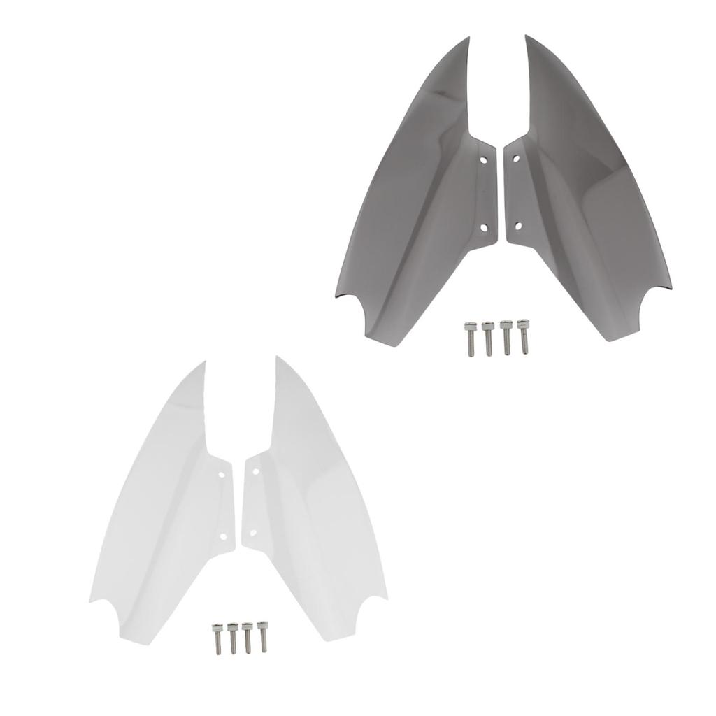1 Pair Motorcycle Upper Fairing Air Deflectors Wind Side Shield Cover