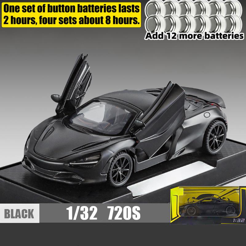 1/32 McLaren 720s Supercar Sports Alloy Diecast Model Car Sound & Light High Simulation Hobby Collection Birthday Gifts for Boy