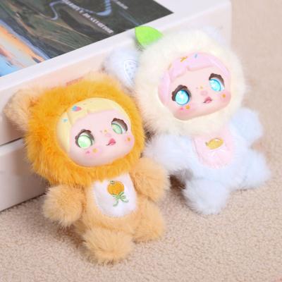 Βινυλιακή Κούκλα Βελούδινο Μπρελόκ με Θέμα Φρούτα Γεμιστό Ζωάκι με Φούτερ 14εκ. Χαριτωμένη Διακοσμητική για Σακίδιο και Συλλεκτικό Παιχνίδι