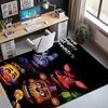 Five Nights at Freddy's Pattern Rug, Indoor/Outdoor Mat, for Picnic, Gameroom, Bedroom, Office, Living Room, Home Decor Carpet, Birthday Gift
