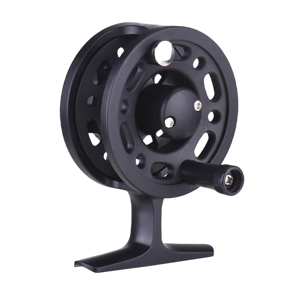 Fly Fishing Reel Front Fishing Wheel Plastic Ice Fishing Reel for Freshwater Saltwater 60mm