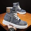 Las Zapatillas Retro de Lona de Caña Alta para Hombre son Modernas Versátiles, Ligeras y para Exteriores con Cordones de Caña Alta 2024 Nuevo Talla39-44