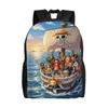 One Pieces Travel Backpack Women Men School Computer Bookbag Manga College Student Daypack Bags