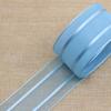 Hot sale 38MM Chromatic stripe chiffon Printin Ribbon Belt DIY Handmade bowknot Hair Accessories Decoration supplies 1 meter/lot