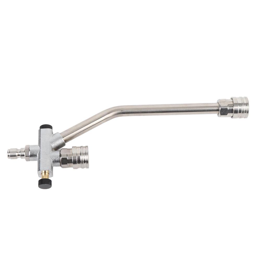 Dual Connector Pressure Washer Wand Stainless Steel 6000psi Multifunctional Foam Cannon Dual
