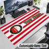 Feyenoord Personalized Large Mouse Pad Custom Name Text Extended Desk Mat Gaming Mousepad