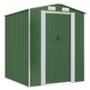 Vidaxl Garden Shed, Green, 192X191X223 Cm, Galvanized Steel
