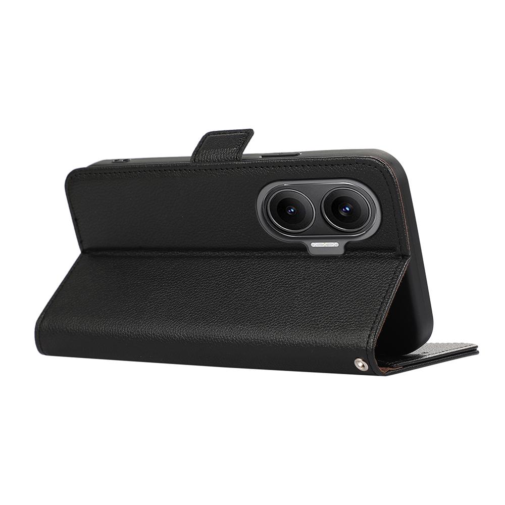 ABEEL For Xiaomi Redmi Turbo 4 Pro 5G/Poco F7 5G Case Litchi Texture Leather RFID Blocking Phone Cover