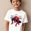 Kids Summer Marvel Spider-Man Children's T-Shirt Short Sleeve 100% Cotton Fashion Sports Short Sleeve