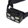 Headlamp Type C Rechargeable Motion Sensor 45 Adjustable 1500mAh Ultra Bright Digital Power Display Head Flashlight for Outdoor Emergency