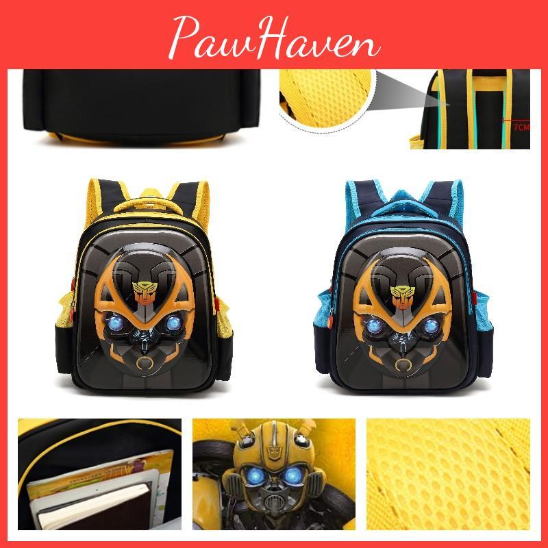 Cute And Fun Panda Bear Transformers Backpack For Boys Ages 1-3, Perfect For Kindergarten And Elementary School