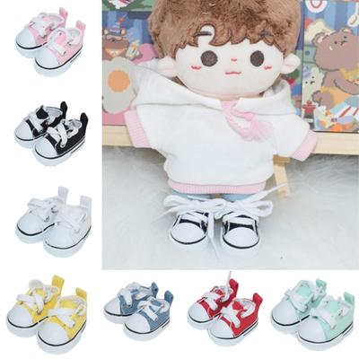 Hand-made Doll Shoes 4.5cm Doll Replacement Accessories Accessories Canvas Shoes  Children Toys