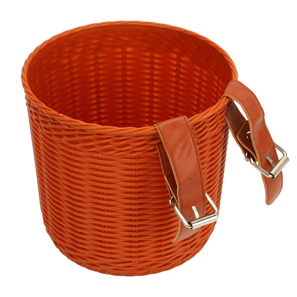 Lenkerkorb vorne Fahrrad Mehrzweck Simulation Weide Rundform Große Kapazität Fahrrad