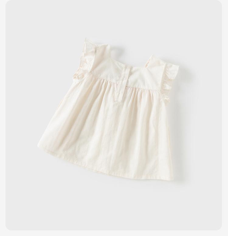 David Bella Children's T-shirt Summer Dress Girls' Baby Pure Cotton Knitted Top