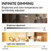 Modern LED Ceiling Fan Light E27 Remote Control 3 Colors Changeable Indoor Home Decoration Bedroom LED Fan Light