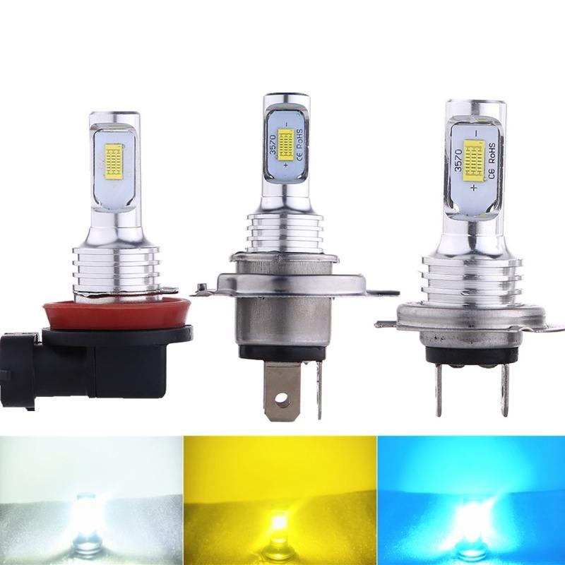 Nebelscheinwerfer H4 80W 3570 2SMD Hochhelligkeit Automotive LED Dekodierung H4 Motorrad Auto Licht