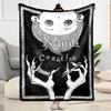 Coraline's Mysterious World Customize Your Name Blanket Throw Personalized Blanket Ultra-Soft for Home Decor Chair Picnics Seaside All-Season Use