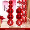 Chinese Red Wedding Lantern with Happy Character - Bride Photo Prop & Room Decoration