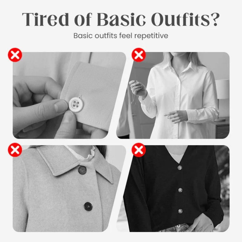 1pc New Transparent Rhinestones Floral Cufflink Brooch Buckle Clothing Accessories Button Covers DIY Dripping Enamel Cufflinks