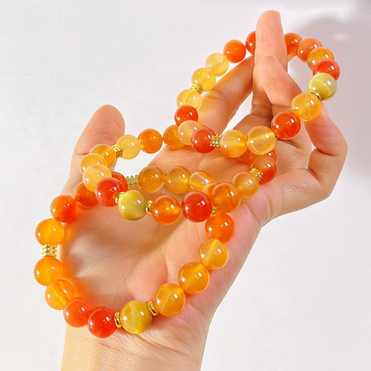 Maillard Maple Natural Tiger S Eye Yellow Chalcedony Bracelet Bracelet