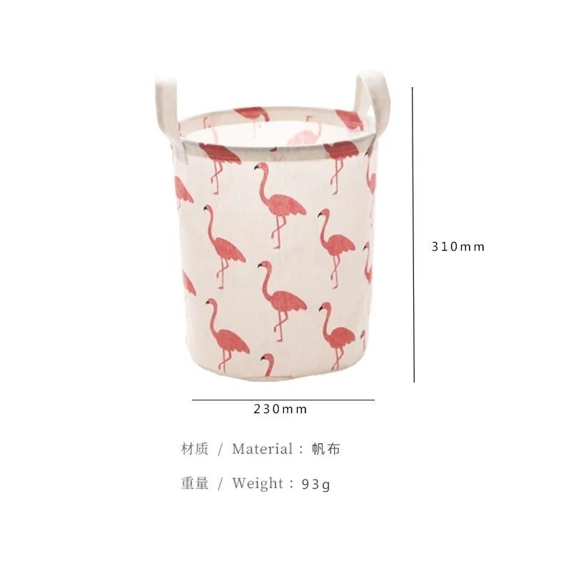 Cotton and Linen Cloth Art Laundry Basket Environmental Protection Picnic Basket Toy Classification Basket Home Storage Baskets