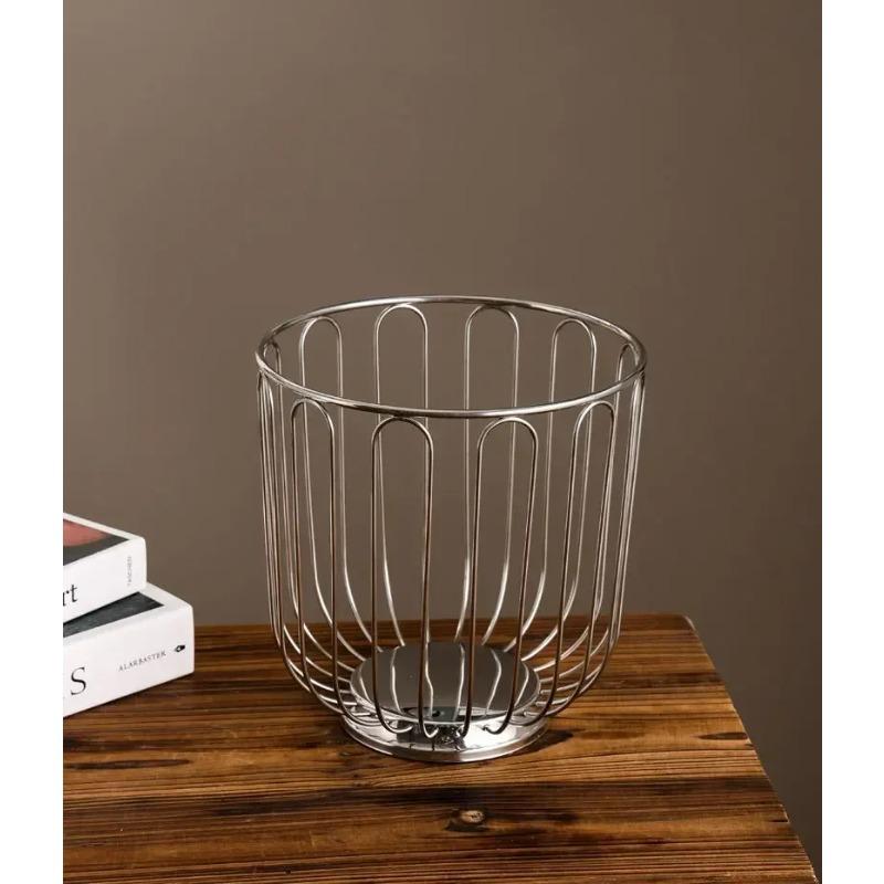 Edelstahl Obstkorb Tablett Zitrusfrüchte Aufbewahrung Zuhause Dekoration Kreisform