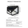 Solar Motion Sensor Wall Light IP65 Waterproof Solar Spotlight Outdoor Floodlight Fence for Patio Garden Pathway Yard