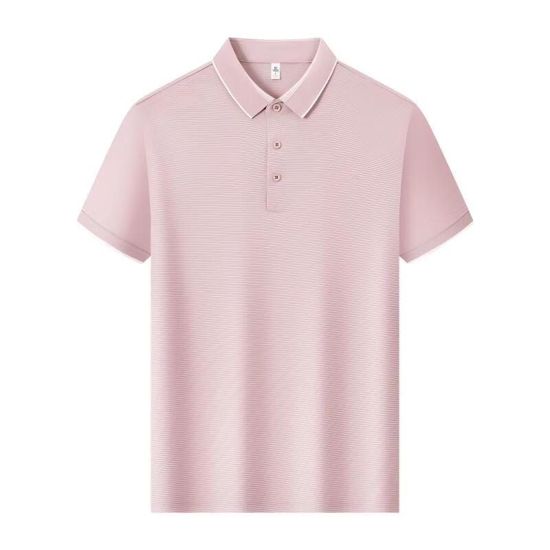 Men s Cloud Jacquard Button Polo Shirt 6XL