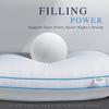 Pillow Polyester Pillow with Microfiber Standard Size Neck Pillow Hypoallergenic Ergonomic for Sleeping Neck Shoulder Pain Relief