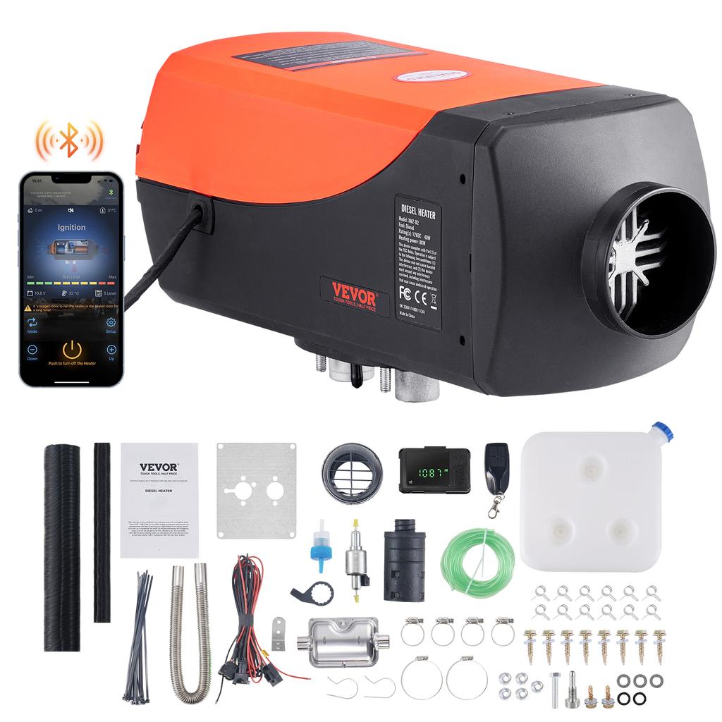 SucceBuy 2/5/8KW Car Heater Diesel Air Heater 12V With Low Noise Remote Control Truck Boat Bus Trailer Air Diesel Parking Heater