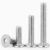 CM Internal Hexagon Flat Head Machine Screw M2/M2.5 - Large Thin Flat Head, Sizes 4/5/6