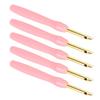 5pcs Punch Needle Ergonomic Handle 5.0mm Punch Needle Pen for Sewing Embroidery Craft Pink