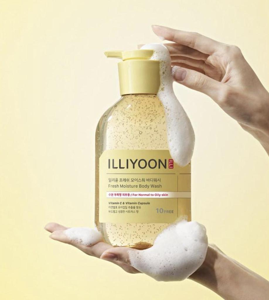 ILLIYOON Fresh Moisture Body Wash Refreshing Cleansing Citrus Extract 500ml