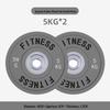 Yimai 150KG Rubber Colored Barbell Plate Set