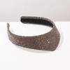 Retro Baroque Diamond Crown Headband Ultra Sparkly Sparkly Hair Hoop Wedding Headpiece  For Women