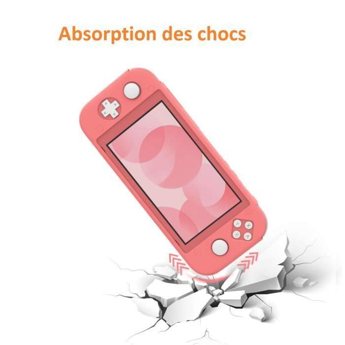 Coque Silicone Rose Compatible avec Nintendo Switch Lite - Phonillico®