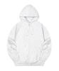 Randomoff Basic Line Zip-Up Hoodie [White Melange]