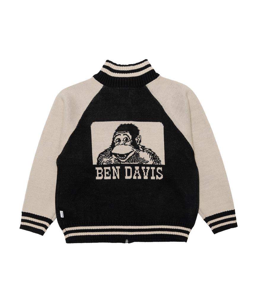 BEN DAVIS Cowichan Sweater Black X Ivory