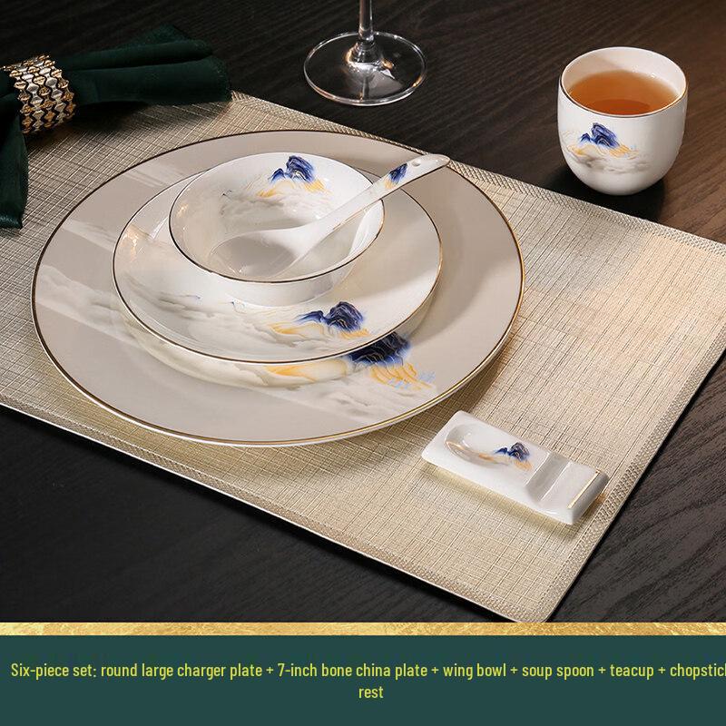 Light Luxury Ceramic Tableware Set